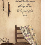 These Three Remain 1 White Framed Print Wall Art - Homeroots