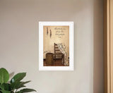 These Three Remain 1 White Framed Print Wall Art - Homeroots