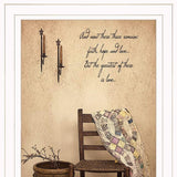 These Three Remain 1 White Framed Print Wall Art - Homeroots - Flyclothing LLC