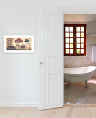 Country Bath 8 White Framed Print Bathroom Wall Art - Homeroots