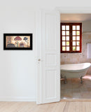 Country Bath Collection Black Framed Print Bathroom Wall Art - Homeroots