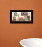 Bath House Collection 3 Black Framed Print Bathroom Wall Art - Homeroots
