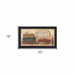 Primitives and Vintage 1 Black Framed Print Wall Art - Homeroots
