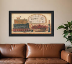 Primitives and Vintage 1 Black Framed Print Wall Art - Homeroots