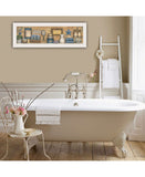 Starlight Bath 2 White Framed Print Bathroom Wall Art - Homeroots
