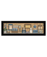 Starlight Bath 3 Black Framed Print Bathroom Wall Art - Homeroots - Flyclothing LLC