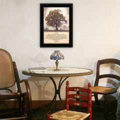 Living Life 7 Black Framed Print Wall Art - Homeroots