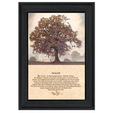 Living Life 1 Black Framed Print Wall Art - Homeroots