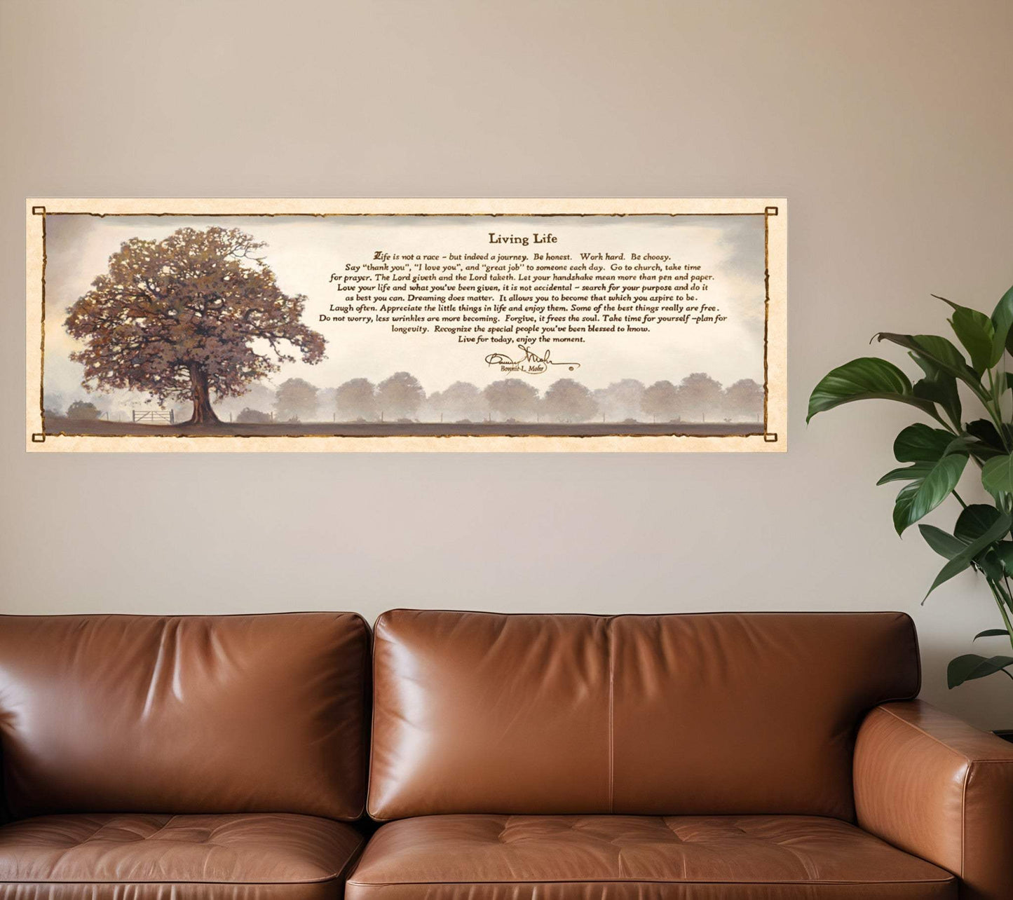 Living Life 10 White Framed Print Wall Art - Homeroots - Flyclothing LLC