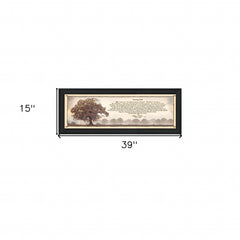 Living Life 11 Black Framed Print Wall Art - Homeroots