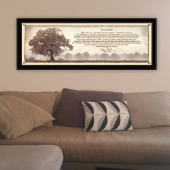 Living Life 12 Black Framed Print Wall Art - Homeroots