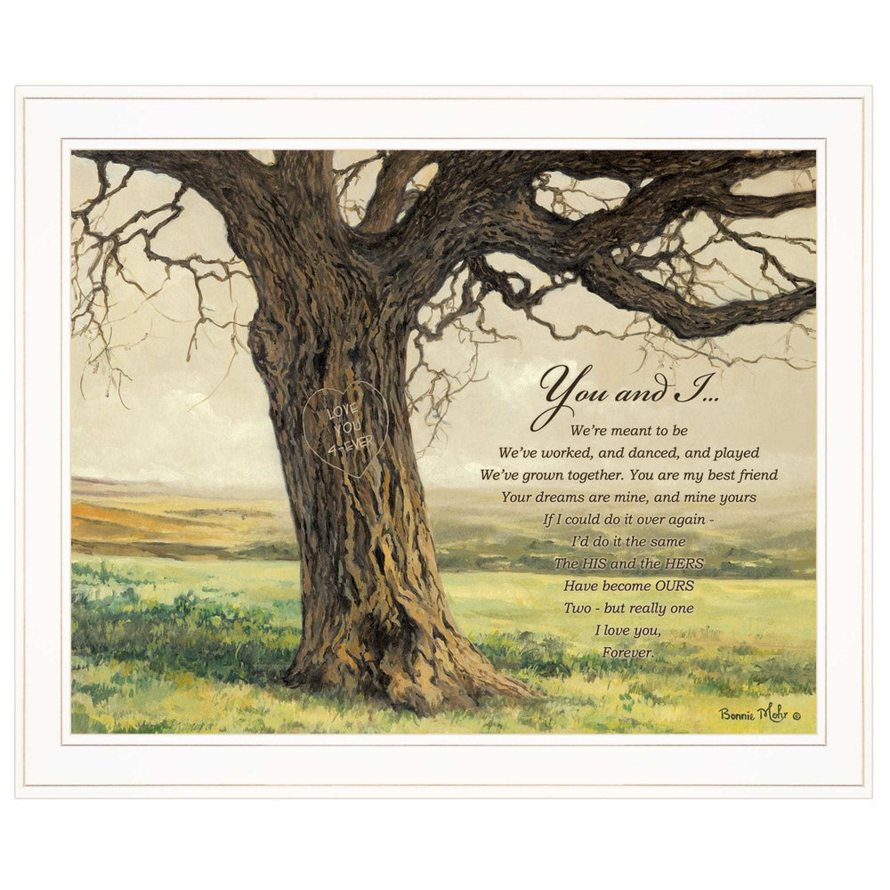 Forever 3 White Framed Print Wall Art - Homeroots - Flyclothing LLC