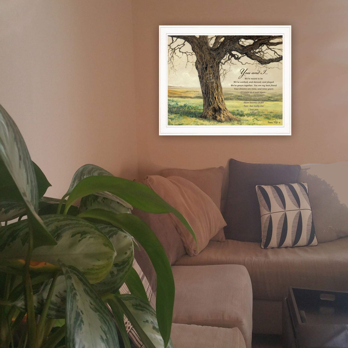 Forever 3 White Framed Print Wall Art - Homeroots - Flyclothing LLC