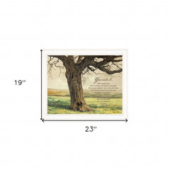 Forever 3 White Framed Print Wall Art - Homeroots