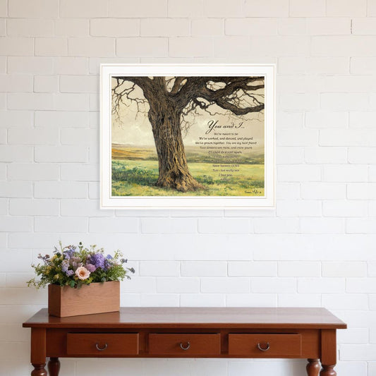 Forever 3 White Framed Print Wall Art - Homeroots