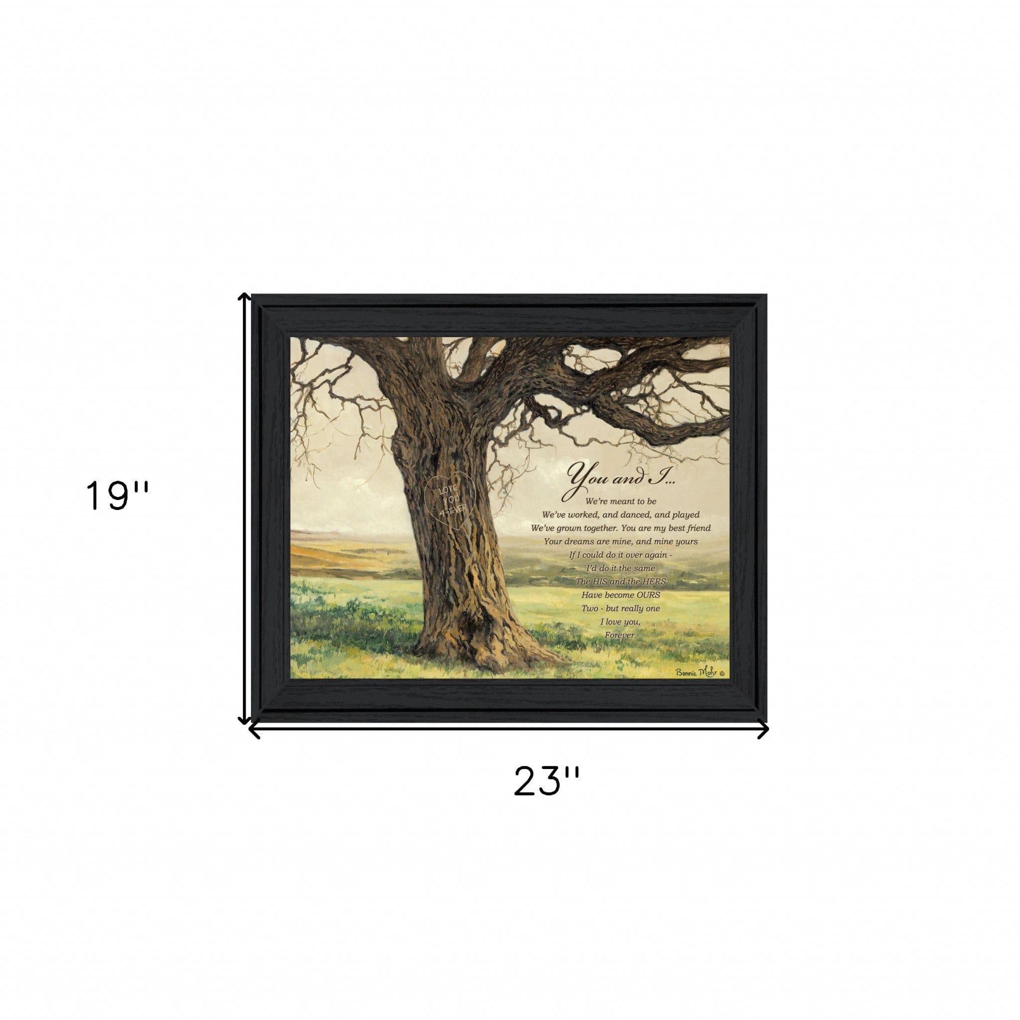 Forever 4 Black Framed Print Wall Art - Homeroots
