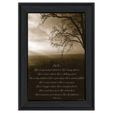 Life is 3 Black Framed Print Wall Art - Homeroots
