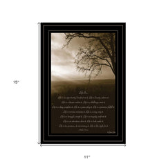 Life is 4 Black Framed Print Wall Art - Homeroots