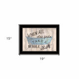 Take A Bubble Bath 2 Black Framed Print Bathroom Wall Art - Homeroots - Flyclothing LLC