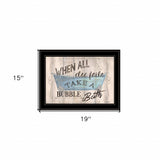 Take A Bubble Bath 2 Black Framed Print Bathroom Wall Art - Homeroots - Flyclothing LLC