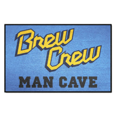 Milwaukee Brewers Man Cave Starter Mat Accent Rug - 19in. x 30in. - Milwaukee Brewers