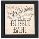 When All Else Fails 4 Black Framed Print Bathroom Wall Art - Homeroots