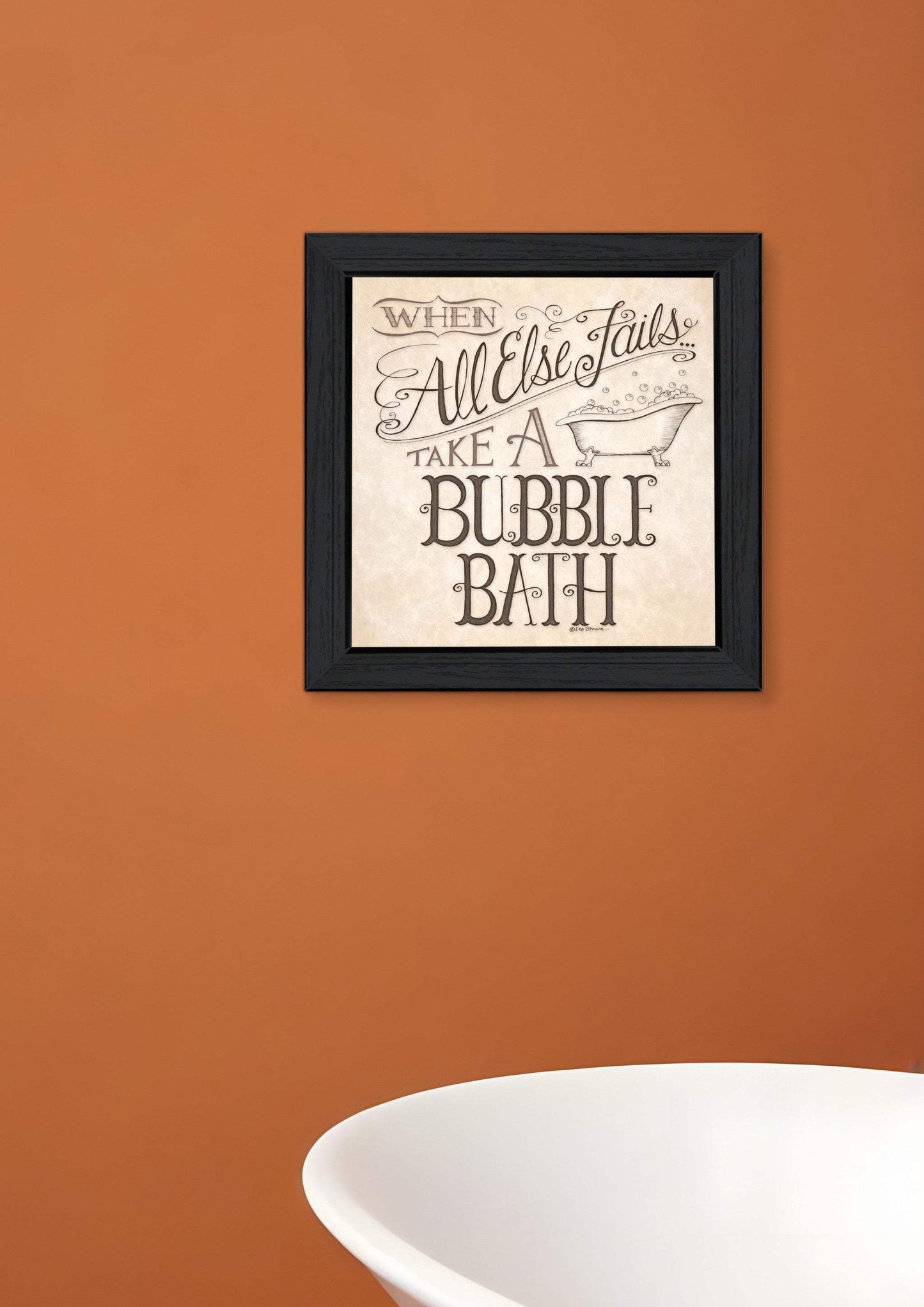 When All Else Fails 4 Black Framed Print Bathroom Wall Art - Homeroots - Flyclothing LLC