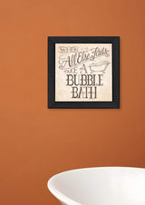 When All Else Fails 4 Black Framed Print Bathroom Wall Art - Homeroots - Flyclothing LLC