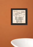 When All Else Fails 4 Black Framed Print Bathroom Wall Art - Homeroots