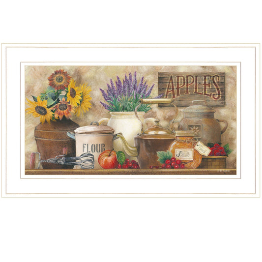 Antique Kitchen 4 White Framed Print Kitchen Wall Art - Homeroots