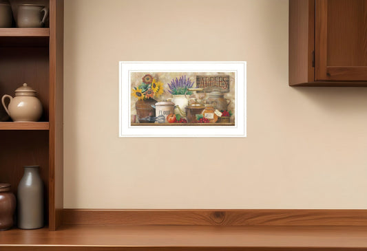Antique Kitchen 4 White Framed Print Kitchen Wall Art - Homeroots