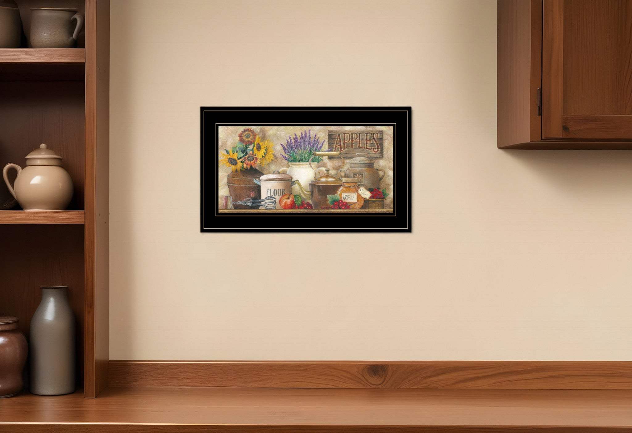 Antique Kitchen 5 Black Framed Print Kitchen Wall Art - Homeroots - Flyclothing LLC