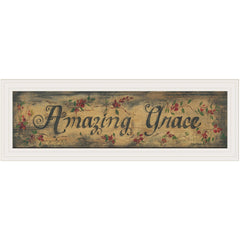 Amazing Grace 11 White Framed Print Wall Art - Homeroots