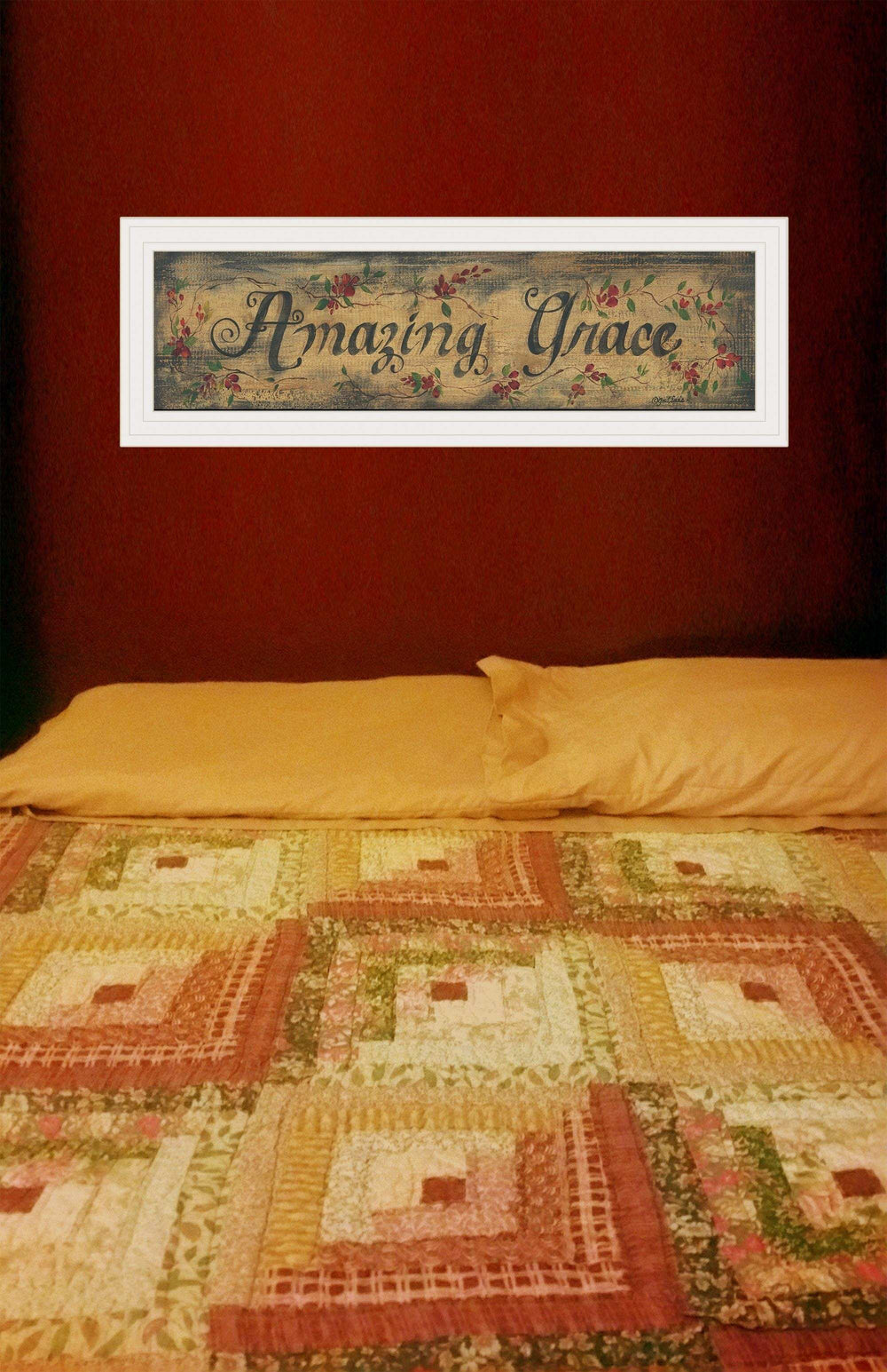 Amazing Grace 11 White Framed Print Wall Art - Homeroots - Flyclothing LLC