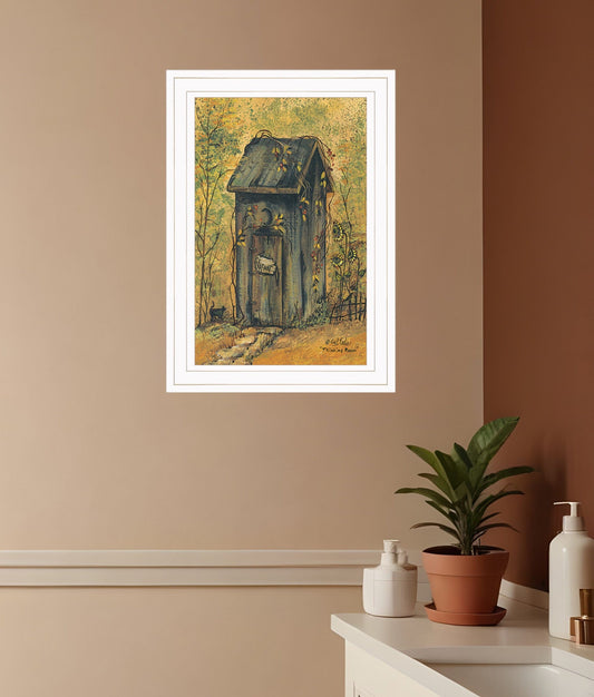 Thinking Room 1 White Framed Print Wall Art - Homeroots