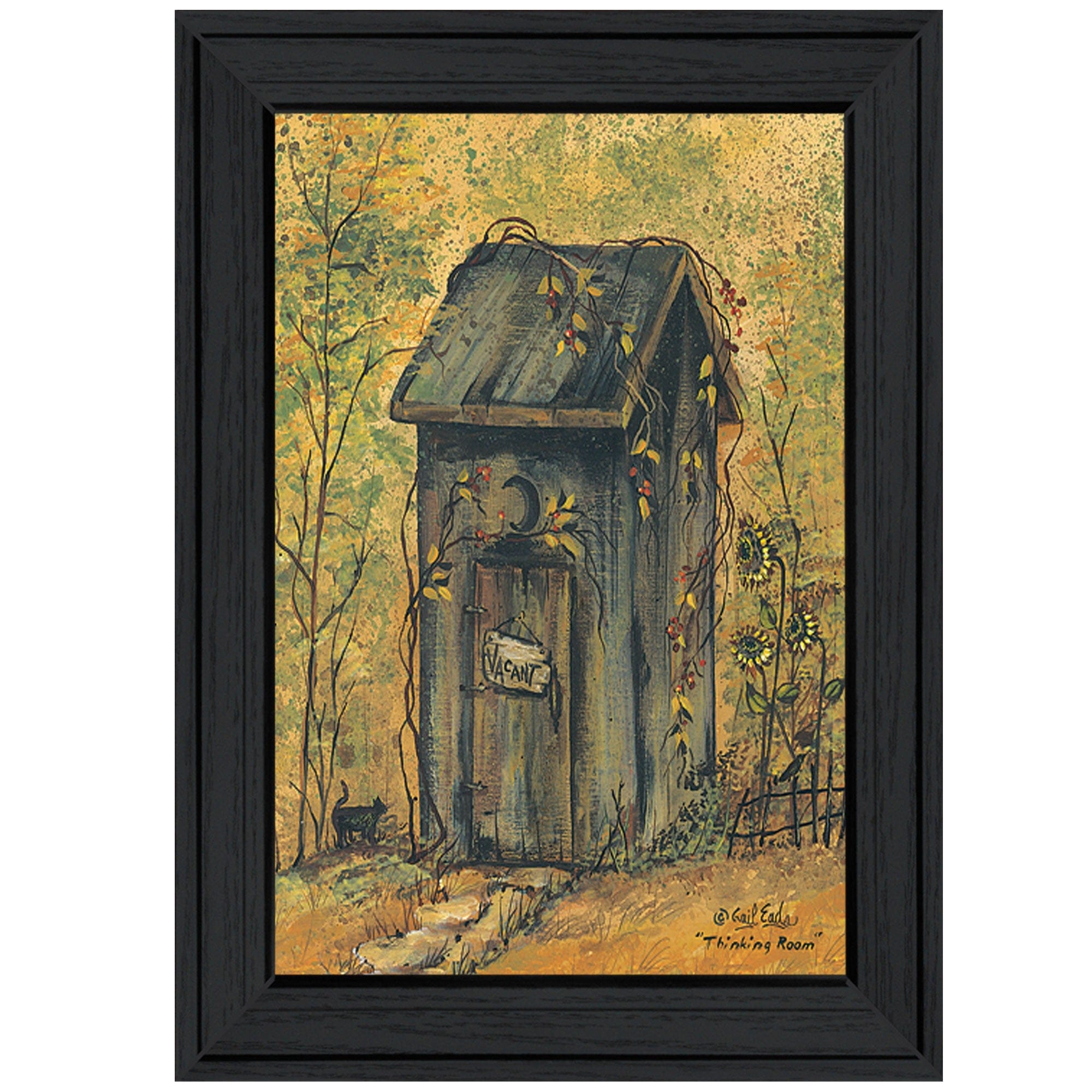 Thinking Room 2 Black Framed Print Wall Art - Homeroots