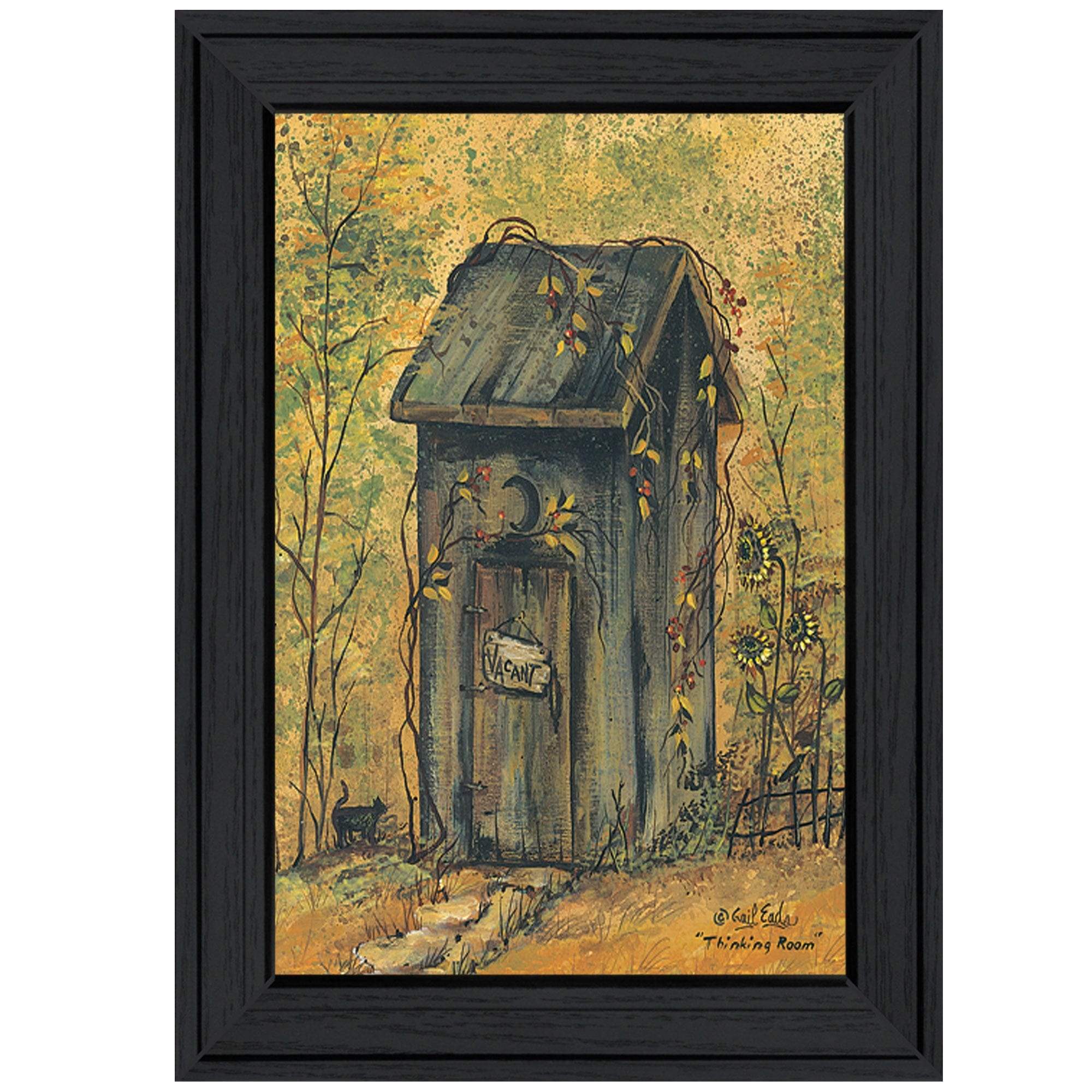 Thinking Room 2 Black Framed Print Wall Art - Homeroots - Flyclothing LLC