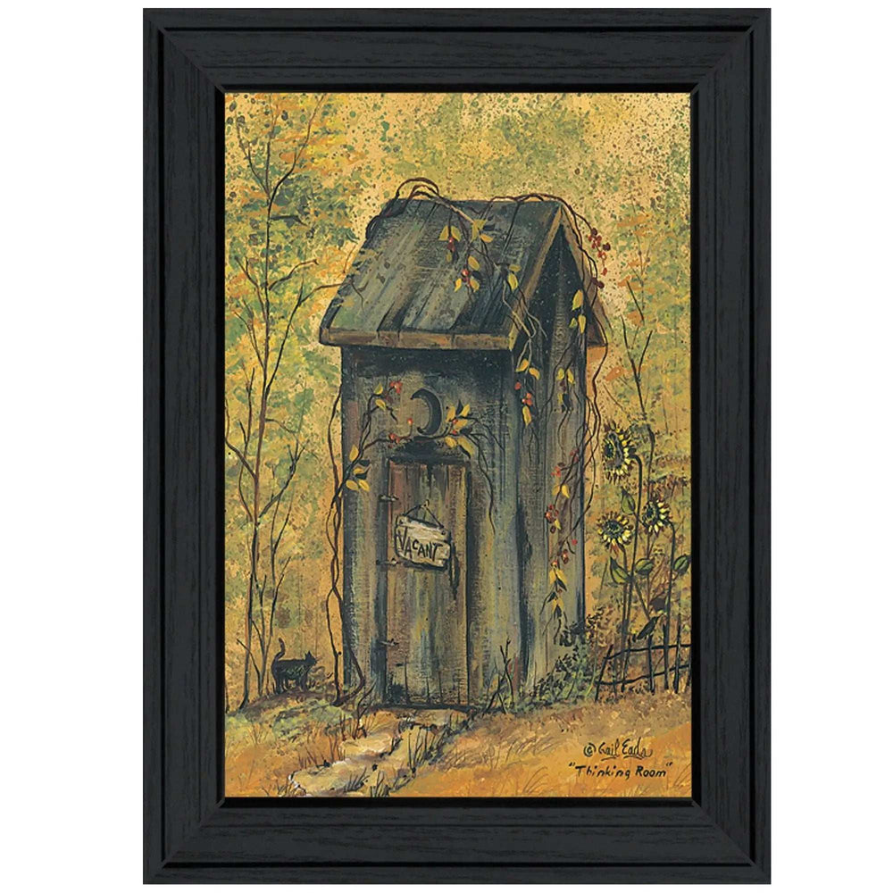 Thinking Room 2 Black Framed Print Wall Art - Homeroots - Flyclothing LLC