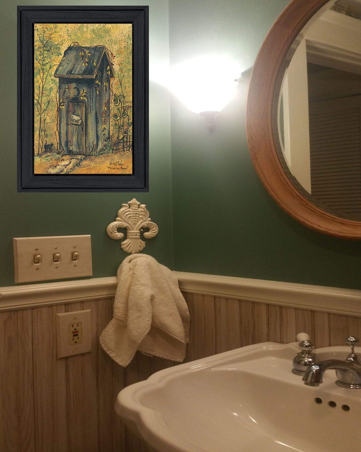 Thinking Room 2 Black Framed Print Wall Art - Homeroots - Flyclothing LLC