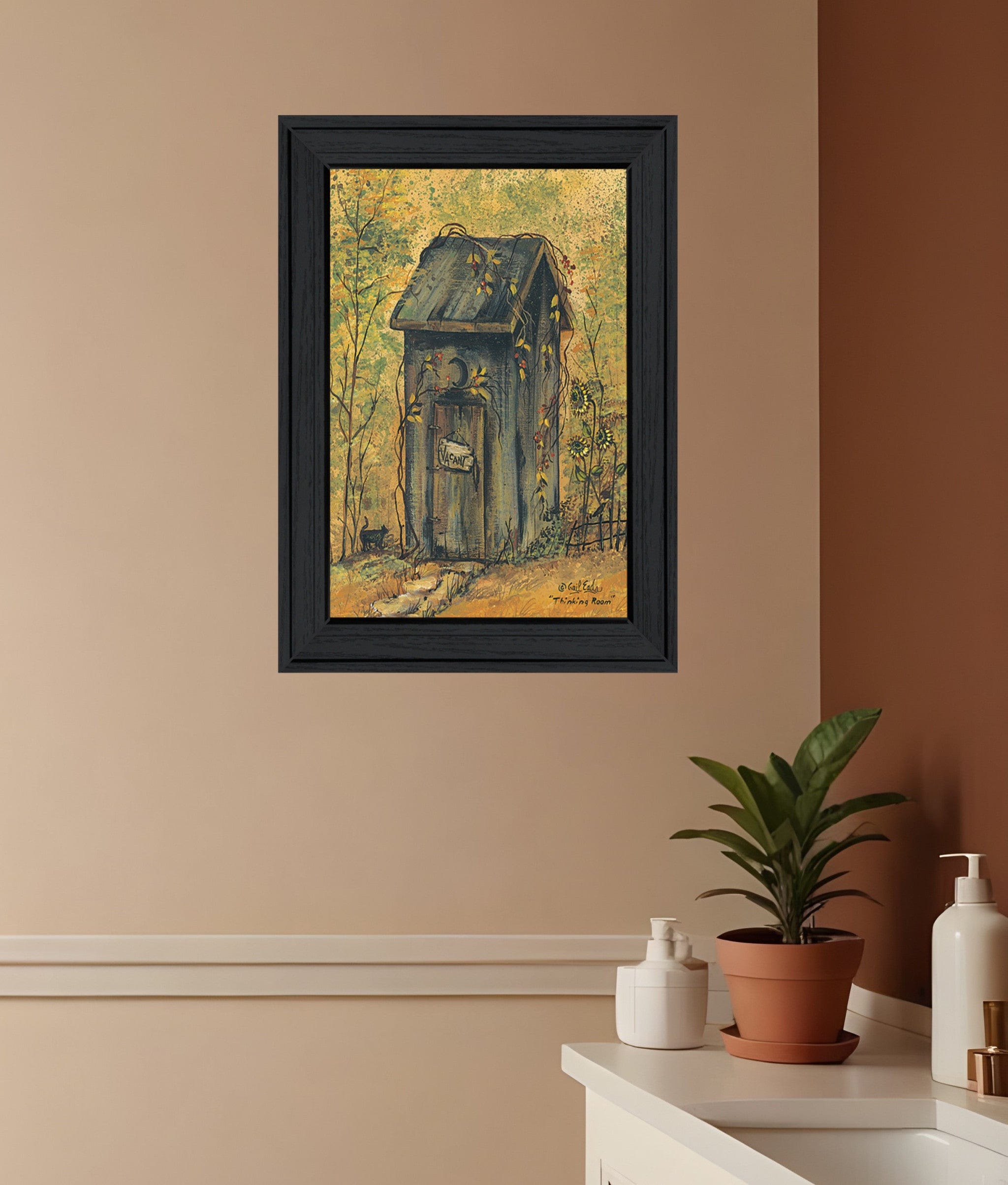 Thinking Room 2 Black Framed Print Wall Art - Homeroots