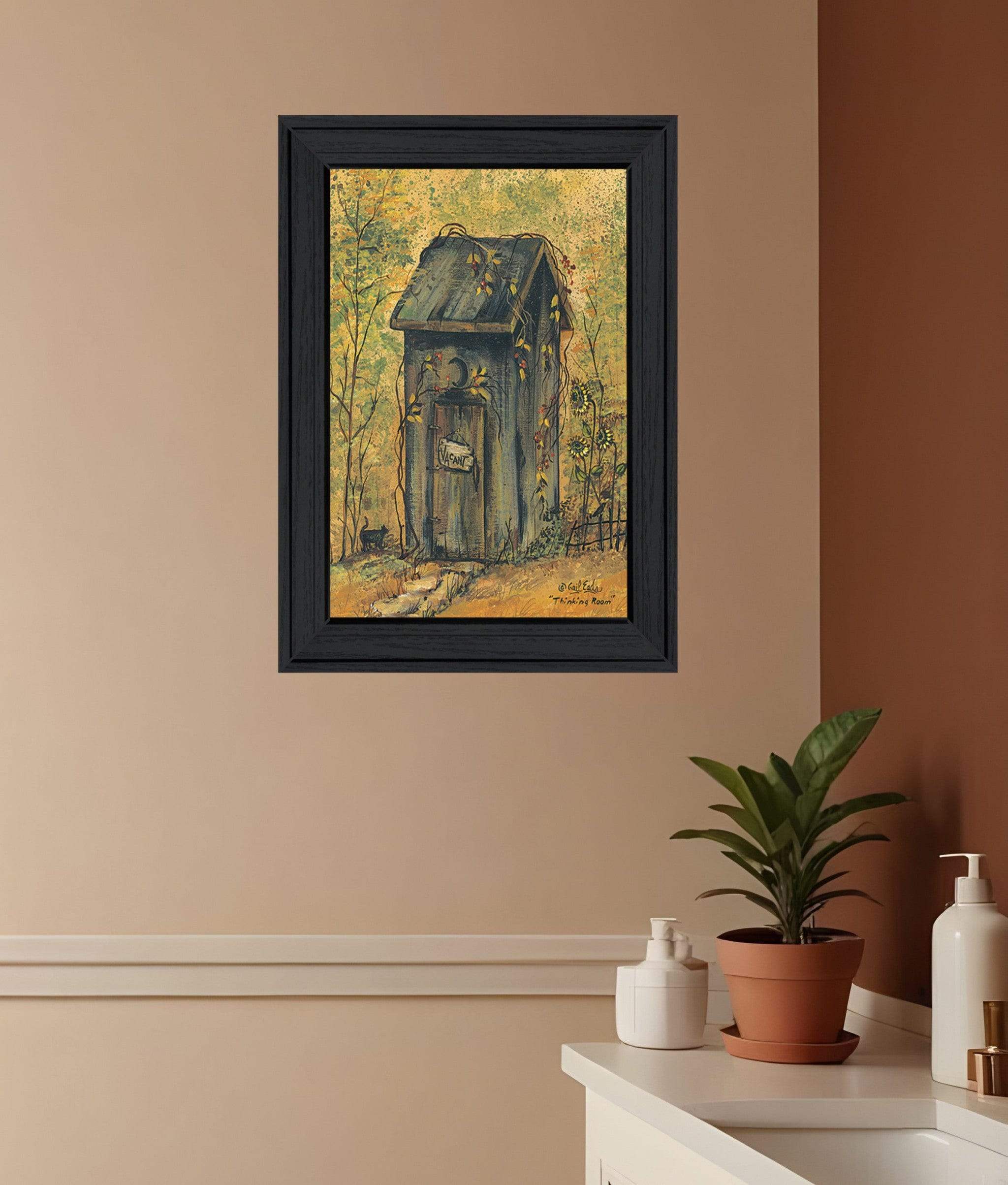 Thinking Room 2 Black Framed Print Wall Art - Homeroots - Flyclothing LLC