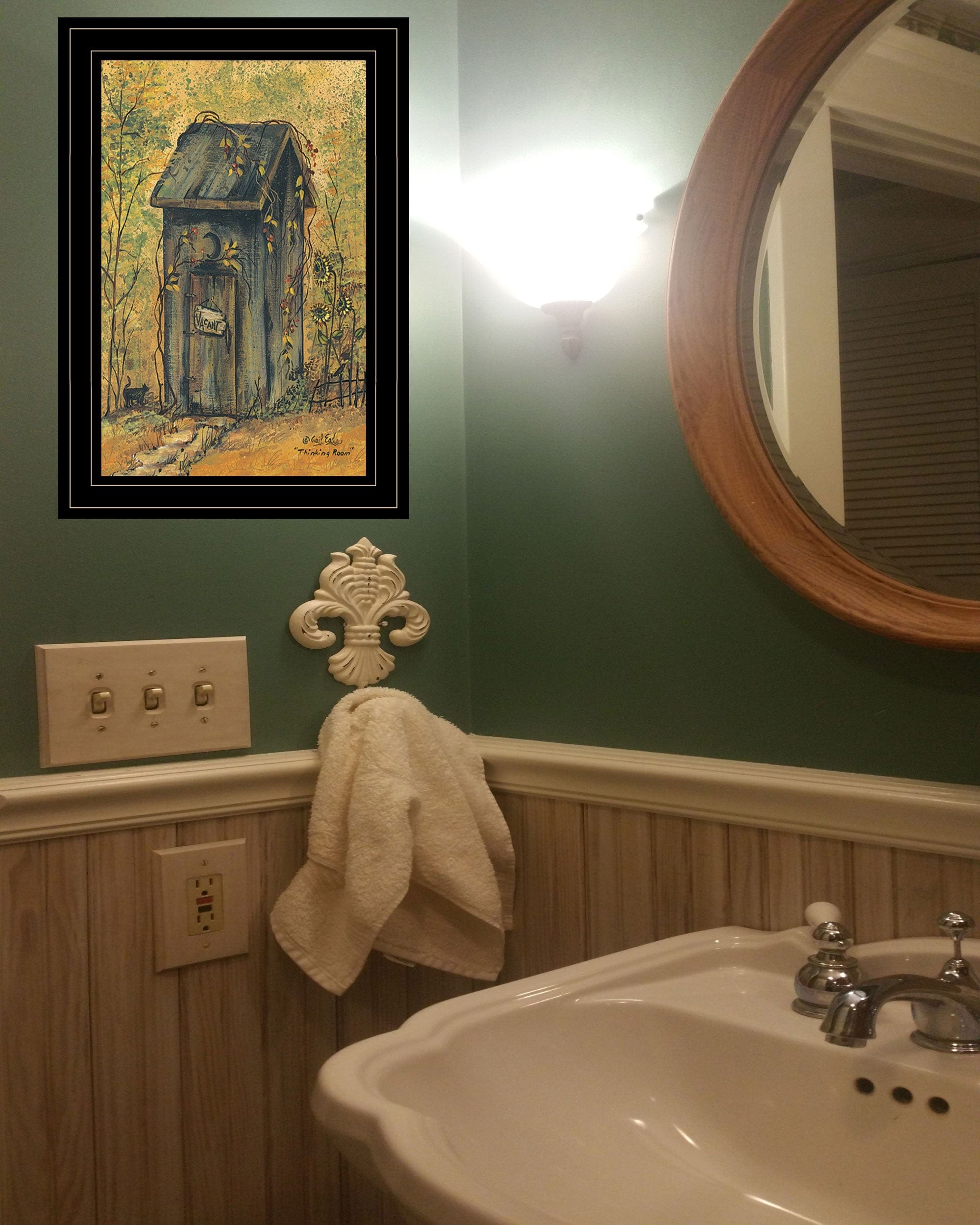Thinking Room 3 Black Framed Print Wall Art - Homeroots