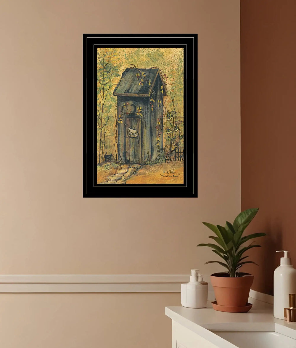 Thinking Room 3 Black Framed Print Wall Art - Homeroots