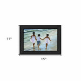 Running on the Beach 3 Black Framed Print Wall Art - Homeroots - Flyclothing LLC