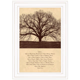 Life Is 5 White Framed Print Wall Art - Homeroots