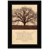 Life Is 7 Black Framed Print Wall Art - Homeroots