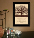 Life Is 7 Black Framed Print Wall Art - Homeroots