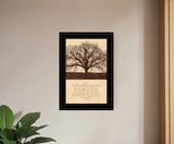 Life Is 7 Black Framed Print Wall Art - Homeroots