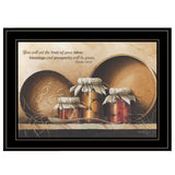 Blessings and Prosperity 3 Black Framed Print Wall Art - Homeroots