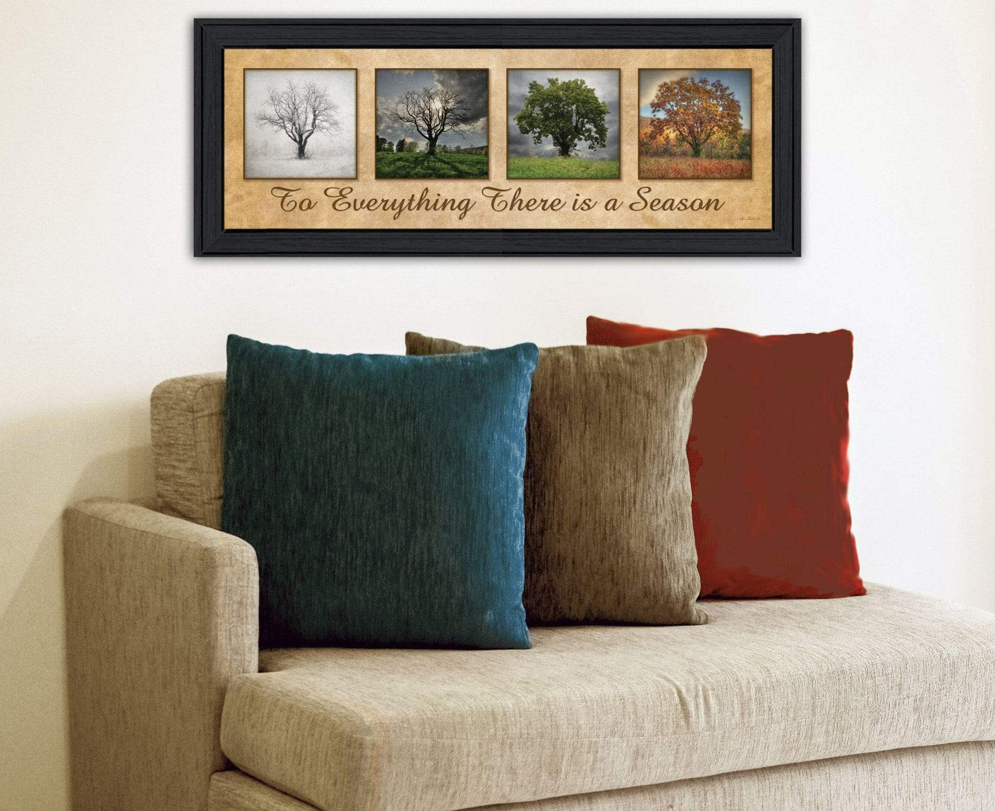 There is a Season Big Trees Black Framed Print Wall Art - Homeroots - Flyclothing LLC
